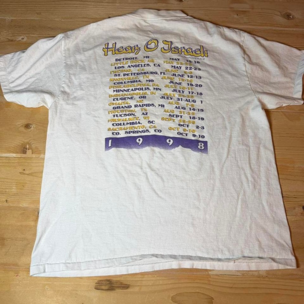 Vintage 1998 Jesus Tee "Live A Legacy / Hear O Israel" tee - Picture 5 of 6